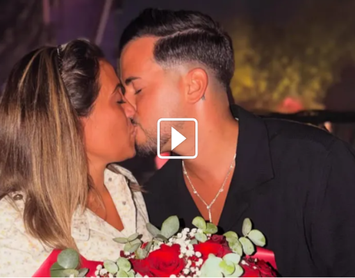 Pedro Jorge pede Marisa em casamento durante concerto de Fernando Daniel